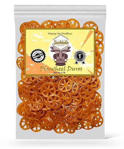 Bocadillos de trigo Duritos mexicanos fritos - Chicharrones de Harina (molinetes de 1 libra/ruedas (paquete de 1)) Molinetes / ruedas de 1 libra