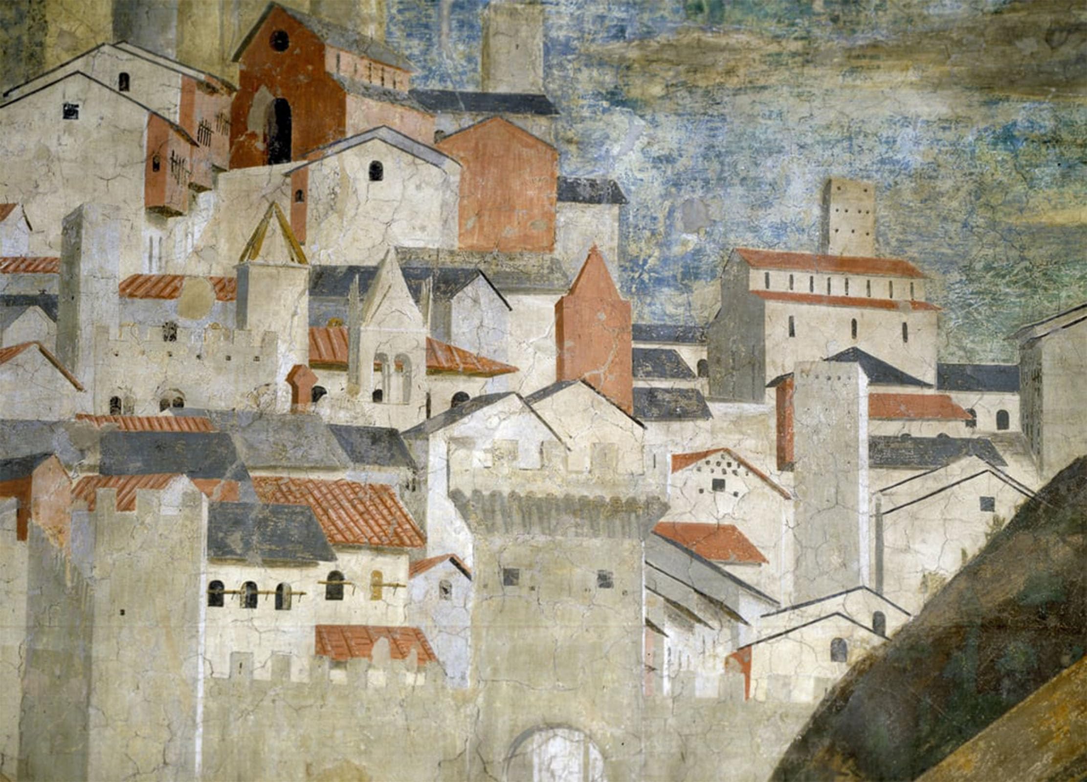 ARTXLXXBN Famous Print Painting Colorful Art Print Detail of the Queen of Adoring the Bridge Made by Piero Della Francesca Canvas Art Decorations for Home Decor 60x90cm