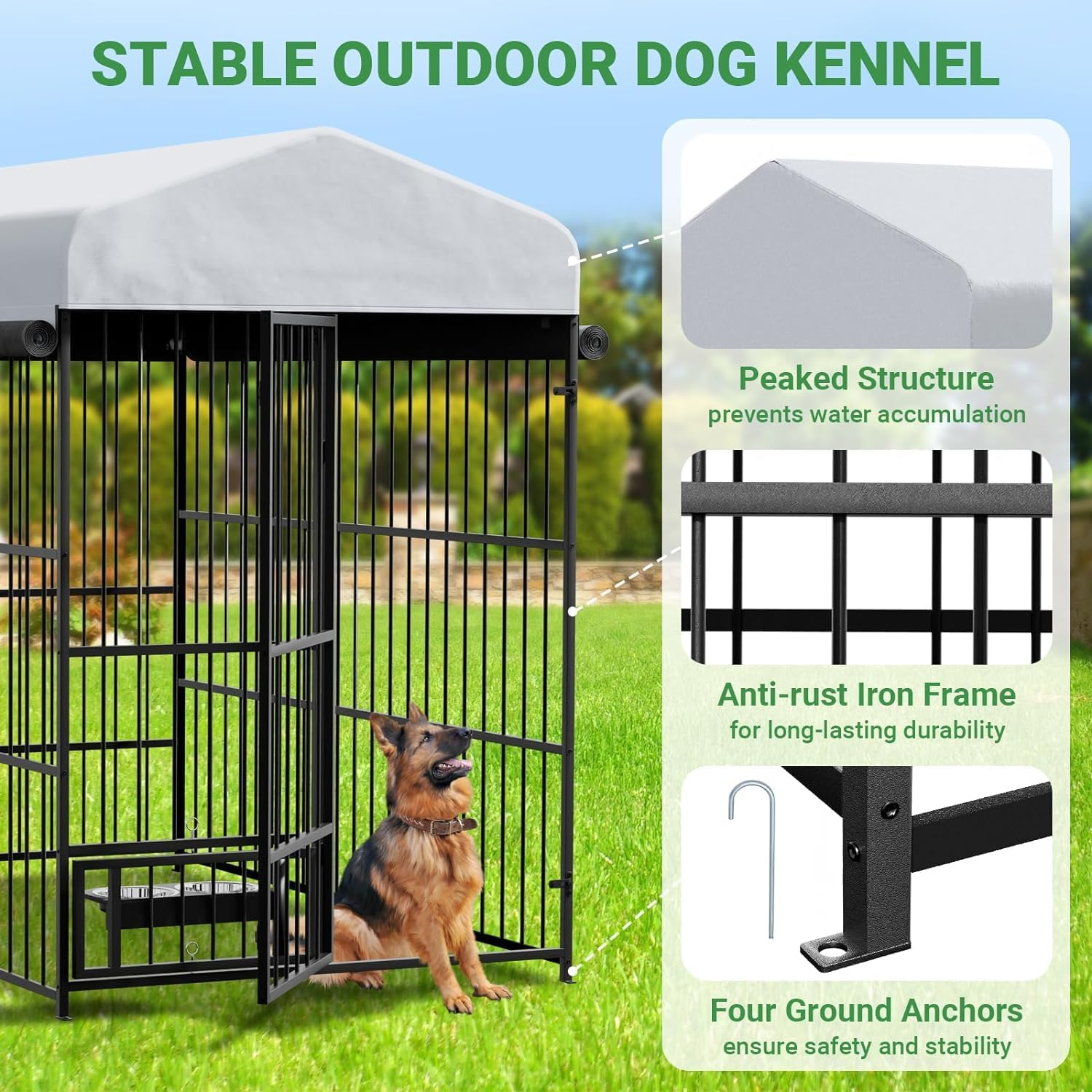 Ultimate Large Outdoor Kennel: Secure, Durable Space for Your Pets