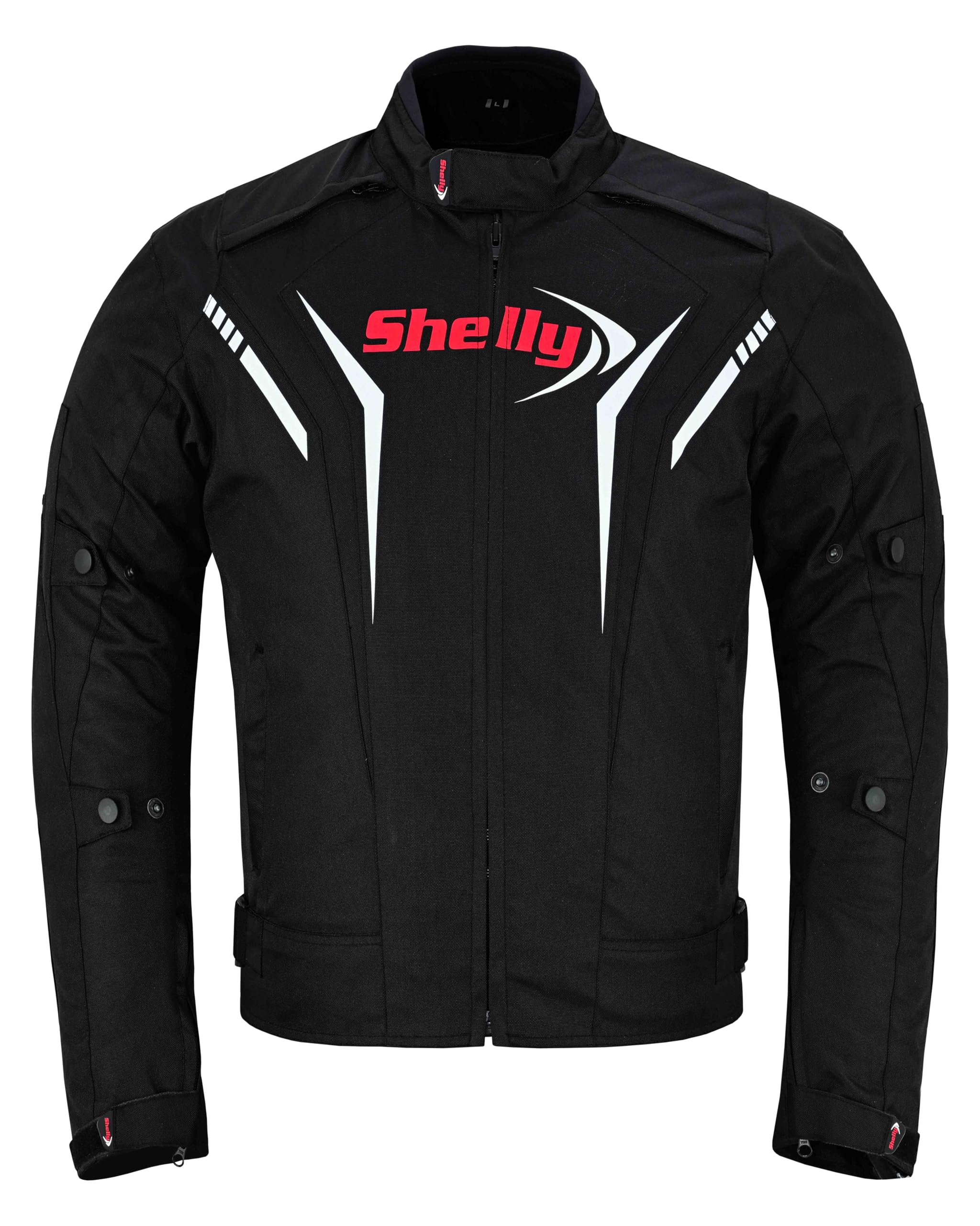 Shelly Veste de moto pour homme de qualité supérieure pour l'aventure/le tourisme avec tissu Cordura Veste coupe-vent d'été d'hiver pour la course et l'équitation
