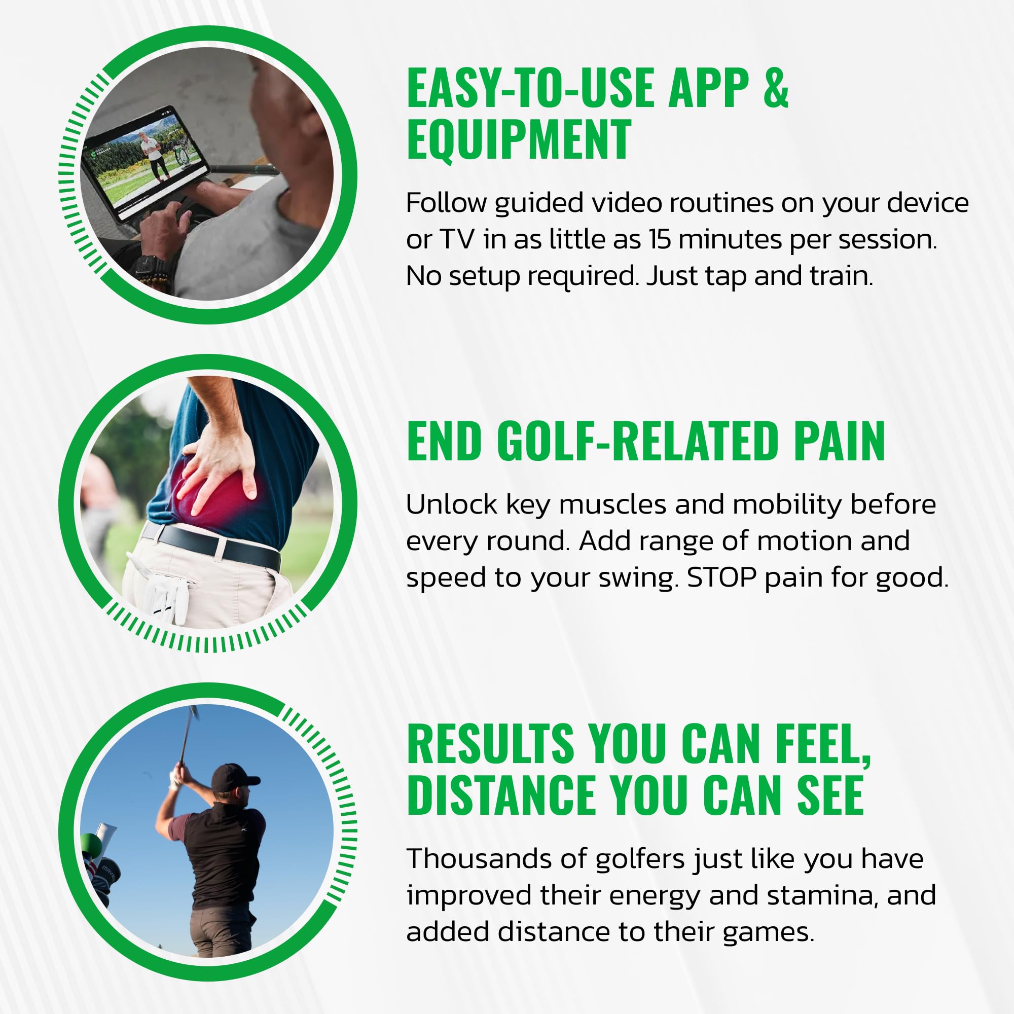 GolfForever Widerstandsbänder für das Training | Ultimatives Widerstandsschlauch-Set von Golfer Scottie Scheffler | Premium-Widerstandsbänder mit Griffen und Clips | Stretchbänder für Golfübungen
