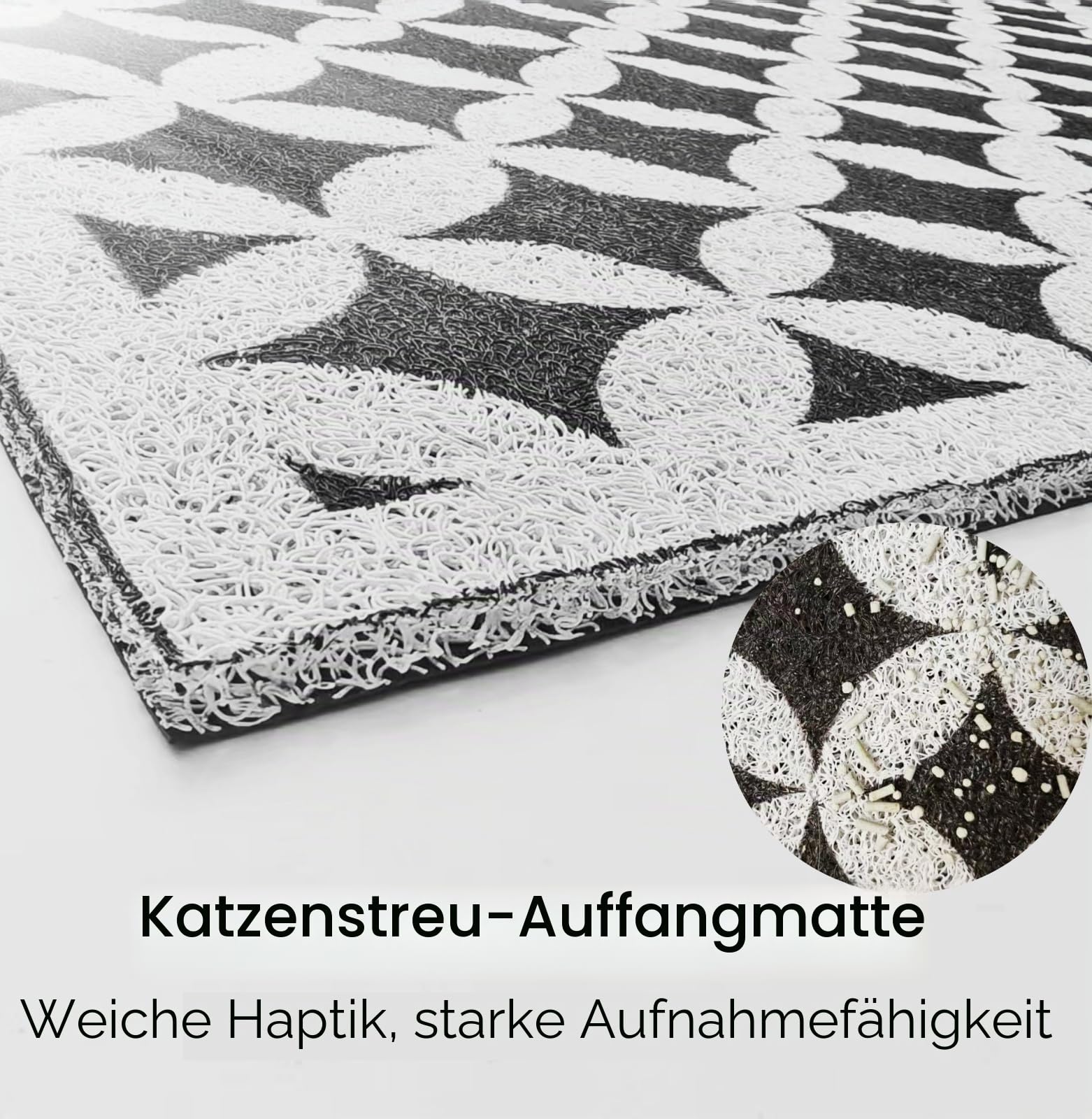 Edelstahl Katzentoilette 2er Set mit hohem Rand | geruchsneutral & leicht zu reinigen | rutschfeste Metallwanne für Katzen und Kleintiere, 50cm×35cm×15cm