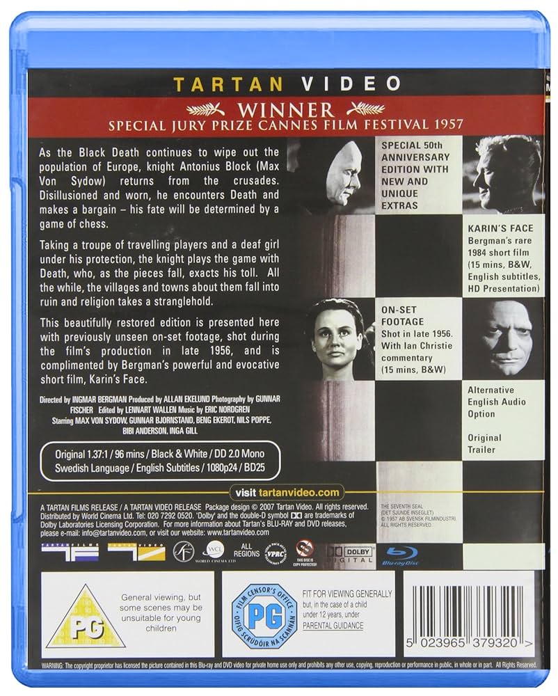 The Seventh Seal [Blu-ray] [1957] [2008] [Region: Amazon.co