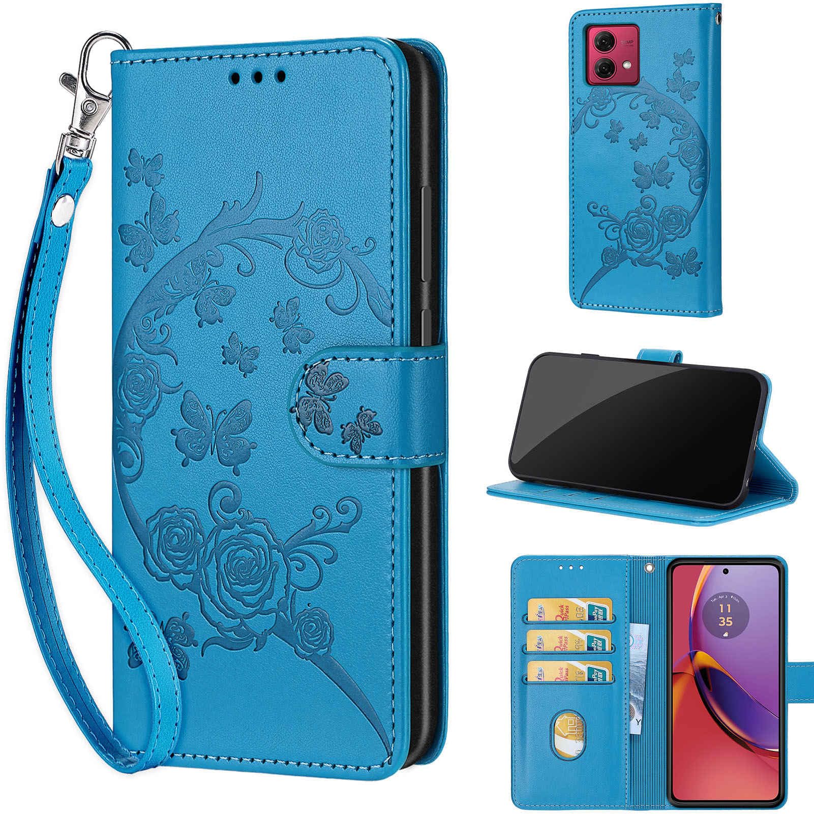 BOCTECH Cover per Motorola Moto G84, Custodia a Libro