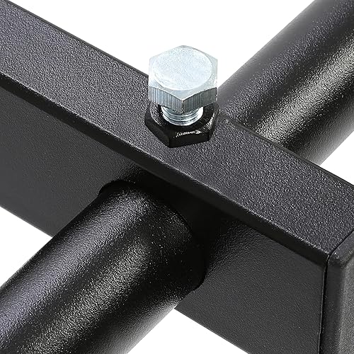 Miniatura 8 de Barra de pull up para montar en la pared, 50 pulgadas, para ejercitar, 500 libras