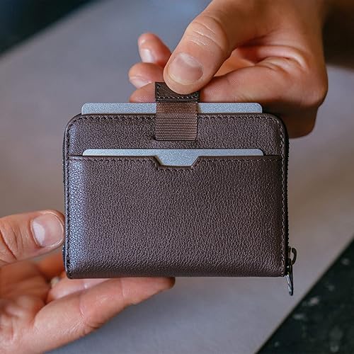 Miniatura 6 de Vaultskin Mayfair Premier - Cartera de piel con cremallera, máxima seguridad RFID, optimizada para estilo y funcionalidad para hombres y mujeres