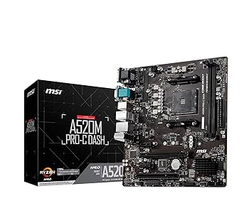 Amazon | MSI A520M PRO-C DASH マザーボード MicroATX [A520