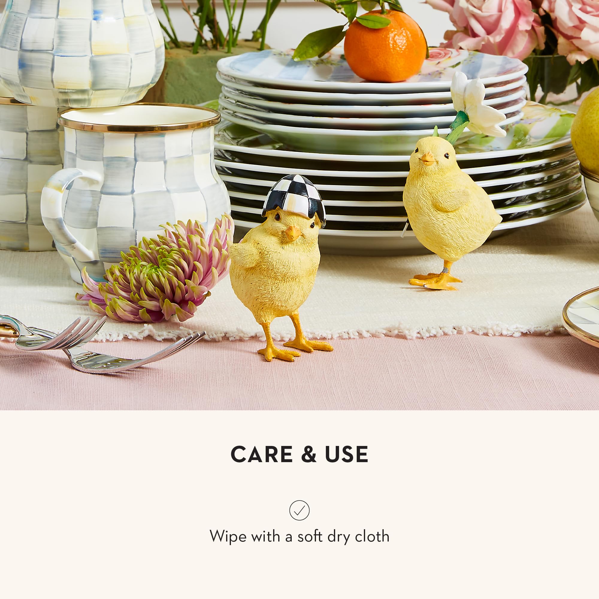 Amazon.com: MACKENZIE-CHILDS Rose Garden Chicks, Cute Baby Chicks