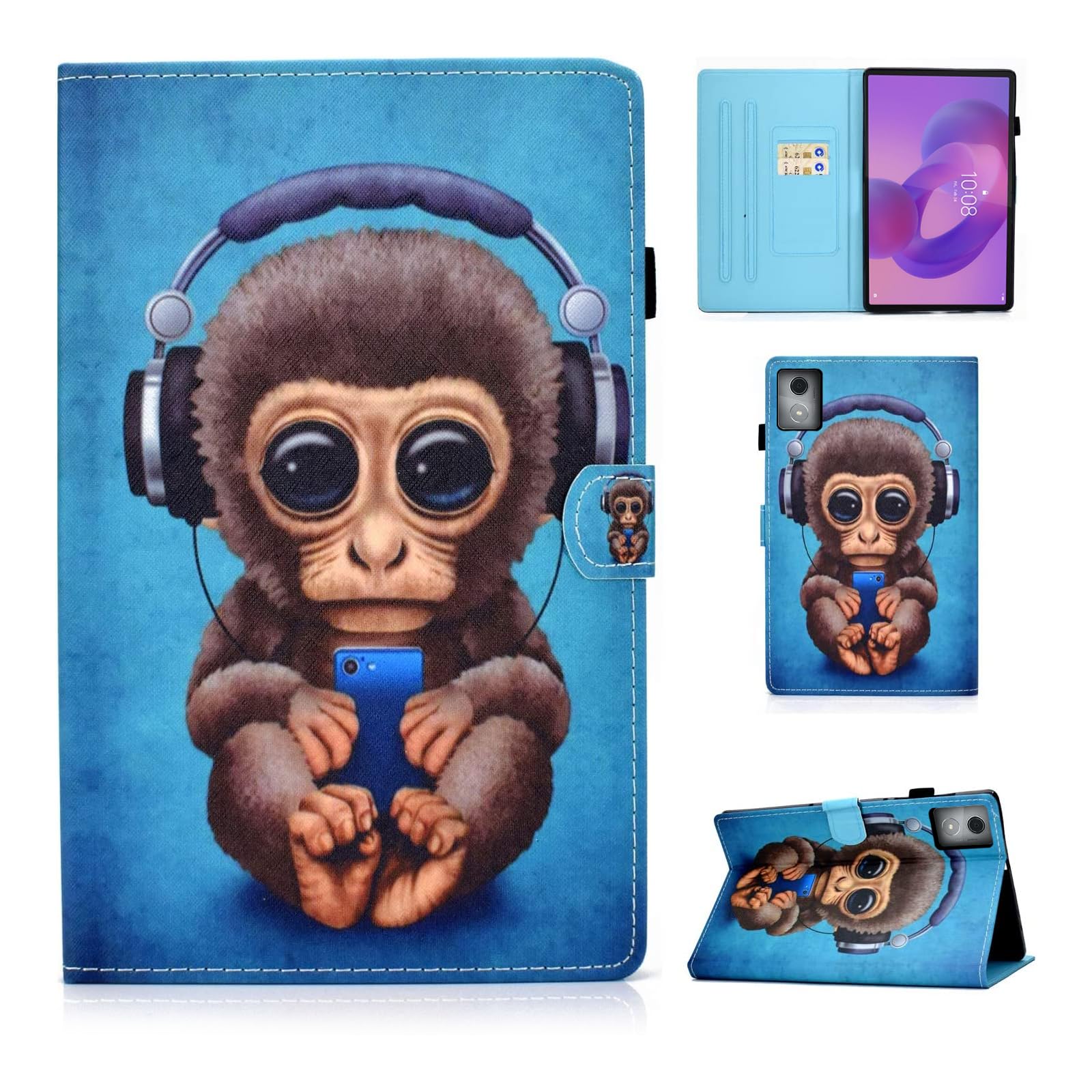 CXTCASE Hülle für Lenovo Idea Tab Pro 12.7" 2025, Schutzhülle Cover Case mit Standfunktion für Lenovo Idea Tab Pro 12.7" 2025, AFFE