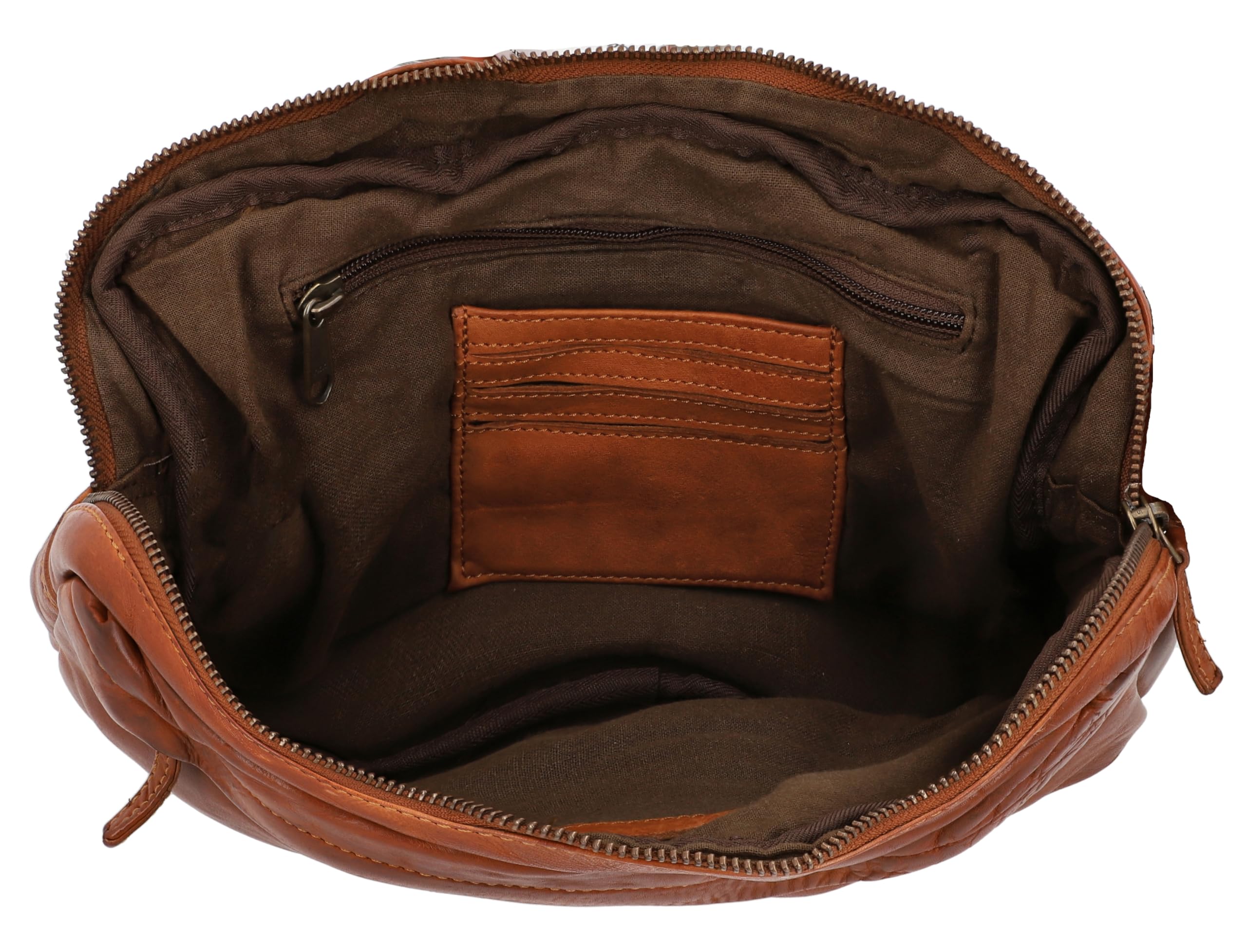 Gusti Bolso bandolera de piel Amara Bolso de mano de cuero marrón vintage cuero, marrón