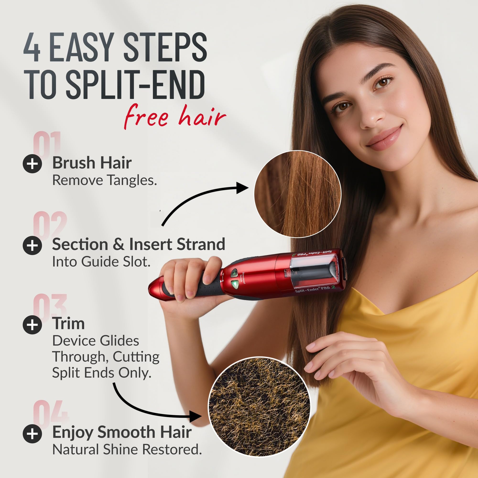 Amazon.com: Split-Ender Pro 2 - Original Professional Beauty Tool