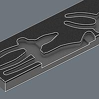 Vista 3 de Wera 05150180001 9780 Inserto de espuma KNIPEX Alicates Set 1, 3 Piezas