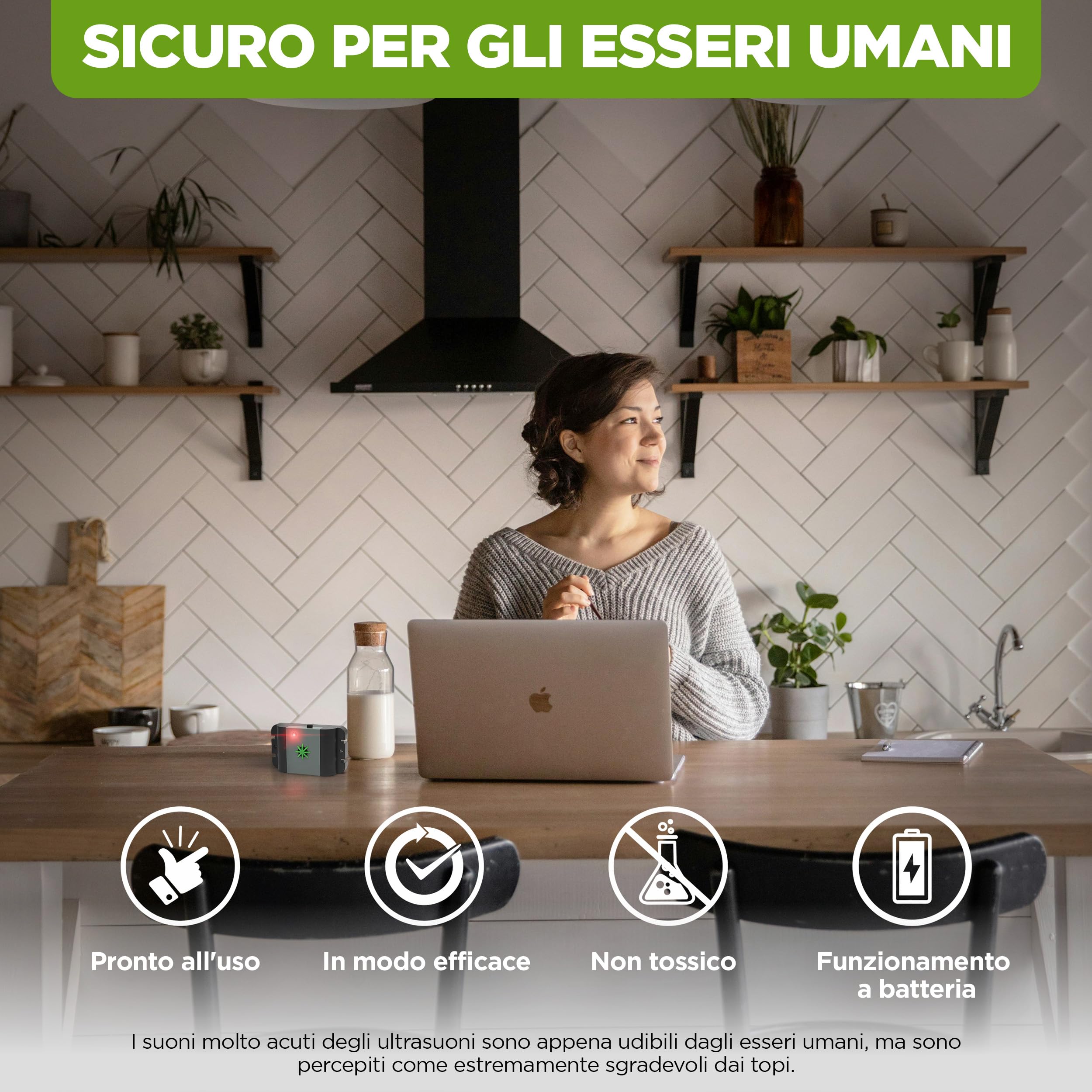 ISOTRONIC Repellente Ultrasuoni Topi e Ratti per Soffitta Garage Giardino, Dissuasore Professionale Senza Veleno, Portata 40m², Protezione Efficace Interno ed Esterno, Difesa Stop Roditori (3 Unità)