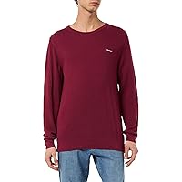 GANT Cotton Pique C-Neck Maglione, Vino Ricco