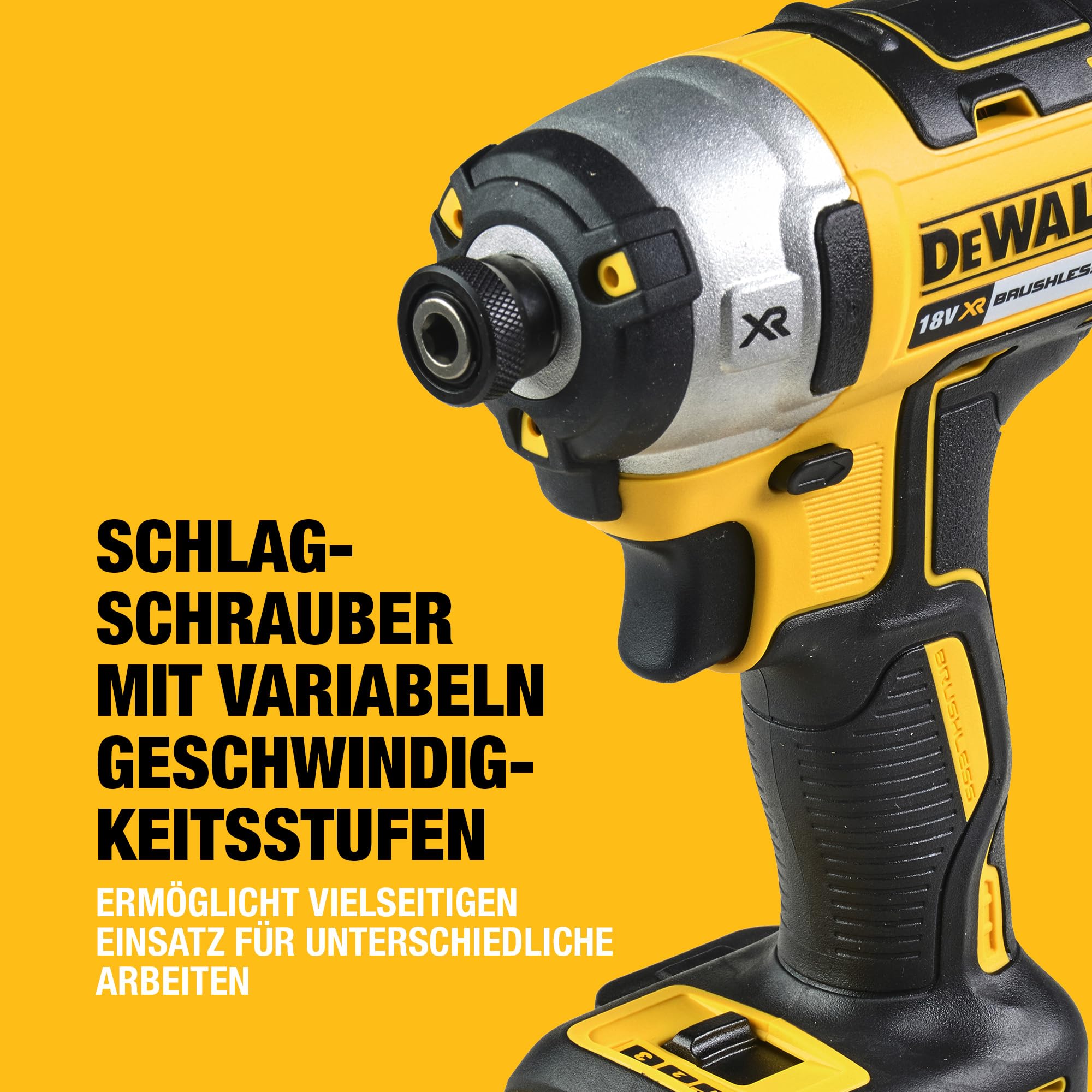 DEWALT 18V XR bürstenloses Set - 3 x 5Ah (4 Stück), DCK422P3T-QW