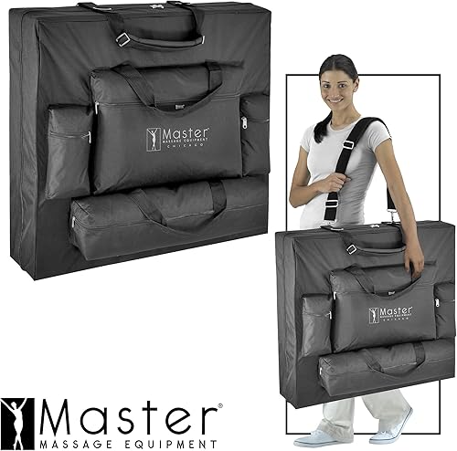 Miniatura 7 de Masaje Masaje Masaje Montclair Salon LX Therma Top Mesa de masaje portátil Cama de belleza con calor almohadillas calefactoras incorporadas cuna