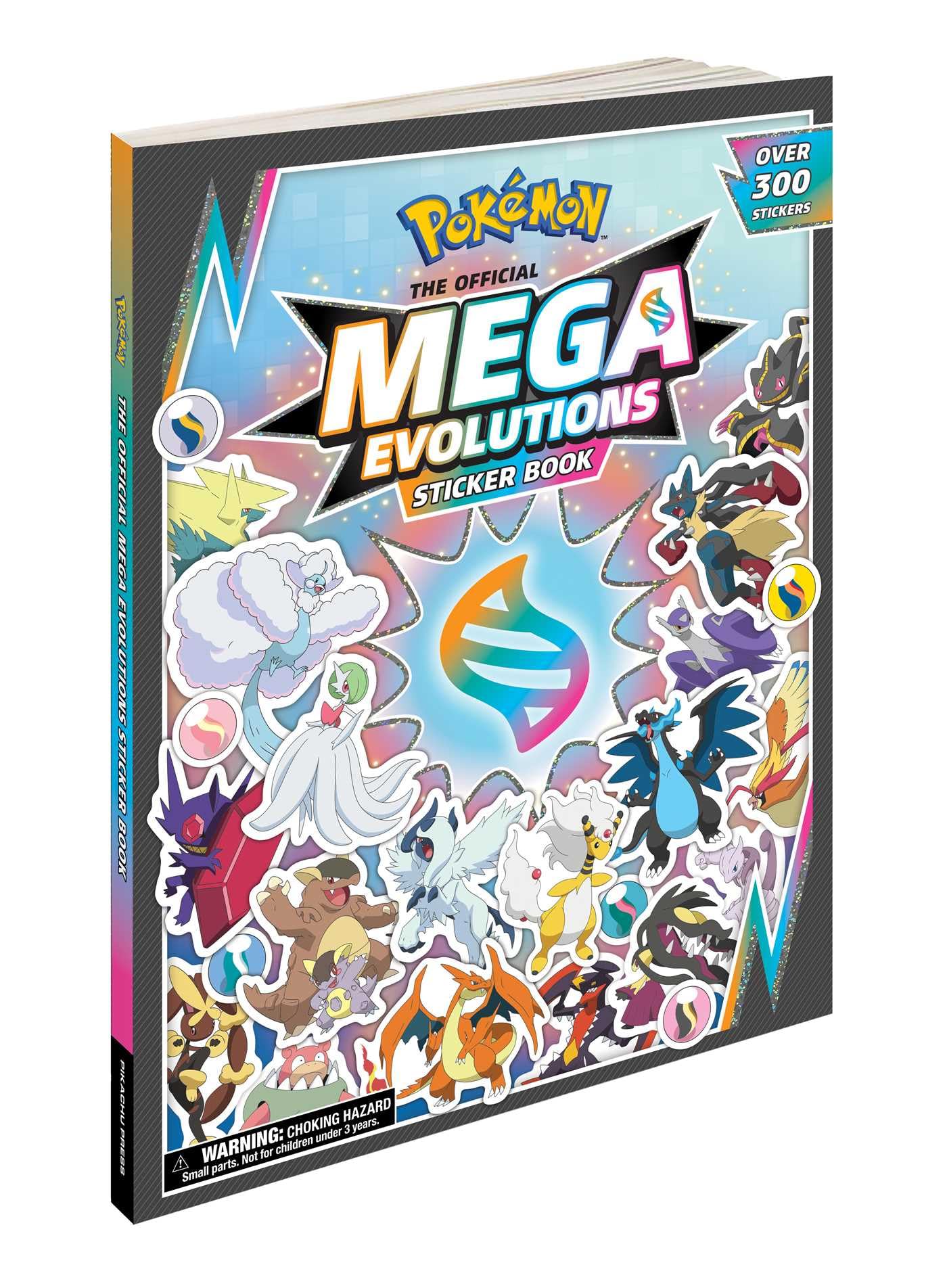 Pokémon the Official Mega Evolutions Sticker Book (Pokemon Pikachu Press)