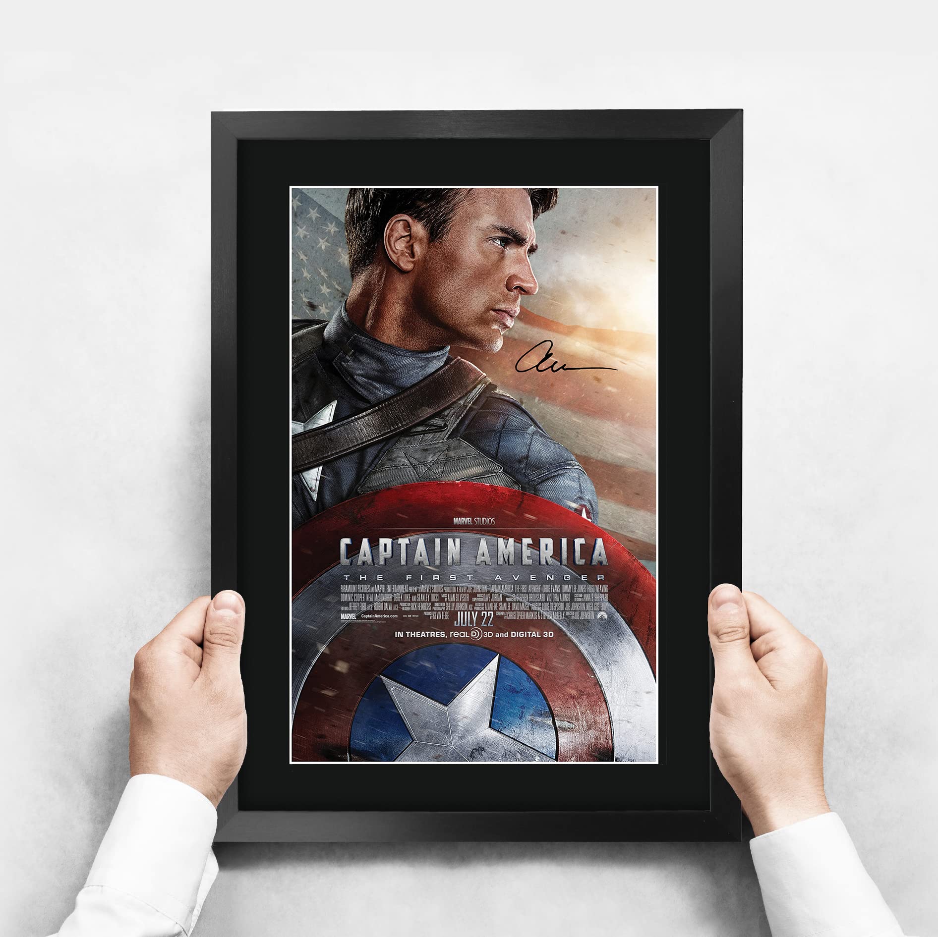 Amazon.co.jp: HWC Trading キャプテン・アメリカ 映画ポスター クリス