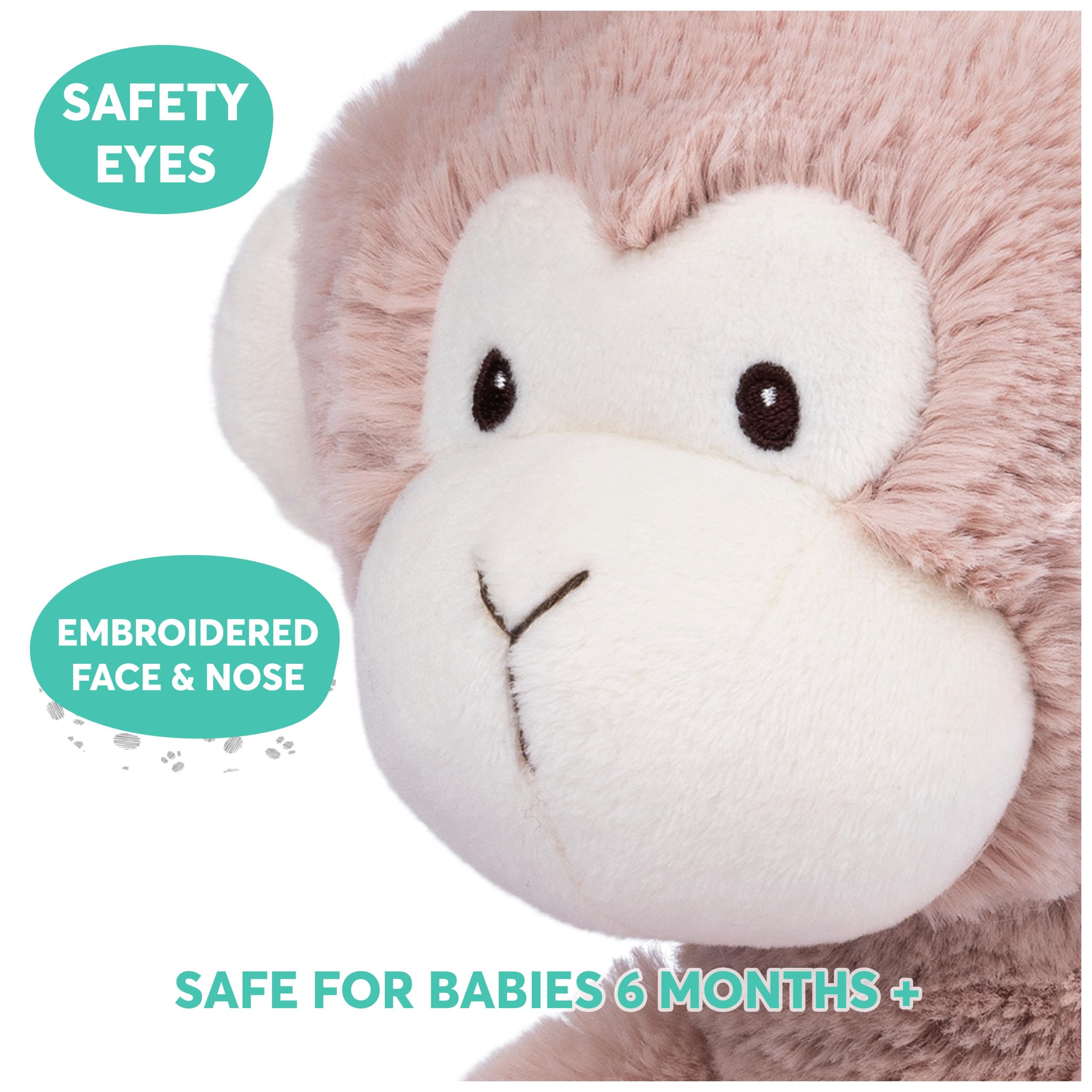 GUND Baby Lil' Luvs Collection Micah Affe Premium Plüsch Stofftier für Babys, Braun/Creme, 30,5 cm