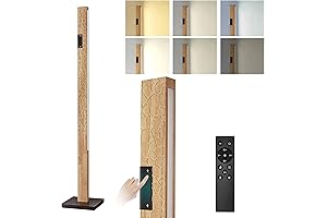 ELYONA LED Carving Wood Floor Lamp: The Epitome of Luxurious Ambiance