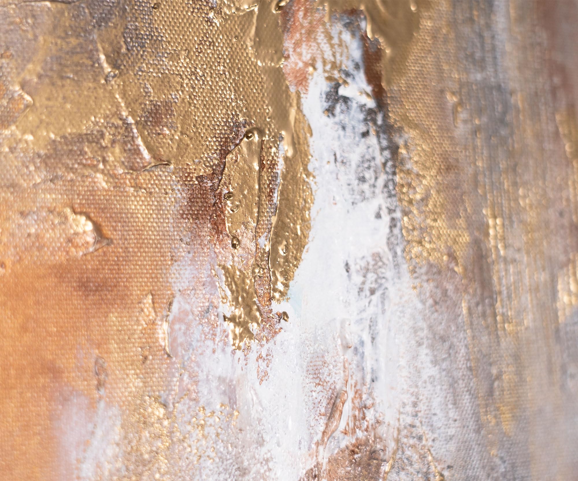 Abstrakte Bilder auf Leinwand Handgemalt 115x50 cm Wandbild Wohnzimmer moderne Wohndekor