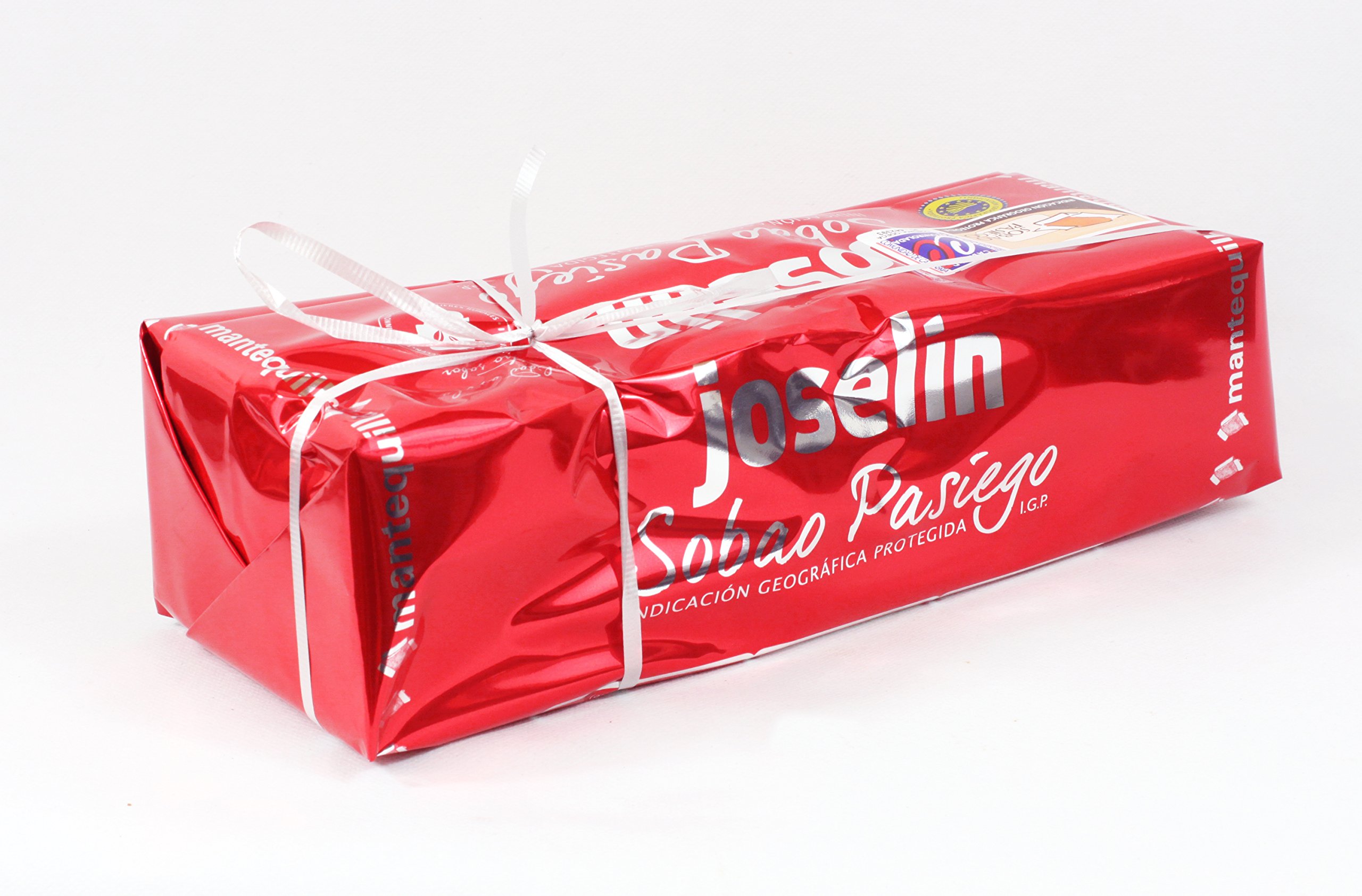 Joselín Sobaos Pasiegos Grandes, elaborados con Mantequilla, Calidad Controlada IGP Sobao Pasiego, Paquete de 6 Sobaos (850 gr)