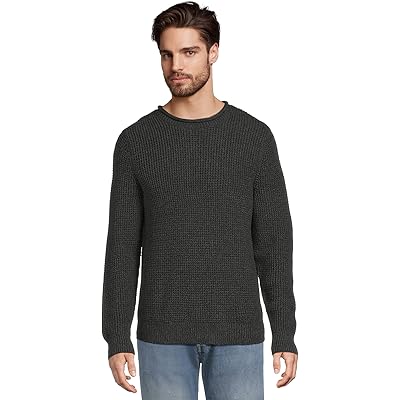 Свитер L.L.Bean Organic Cotton Waffle Sweater Rollneck Crew