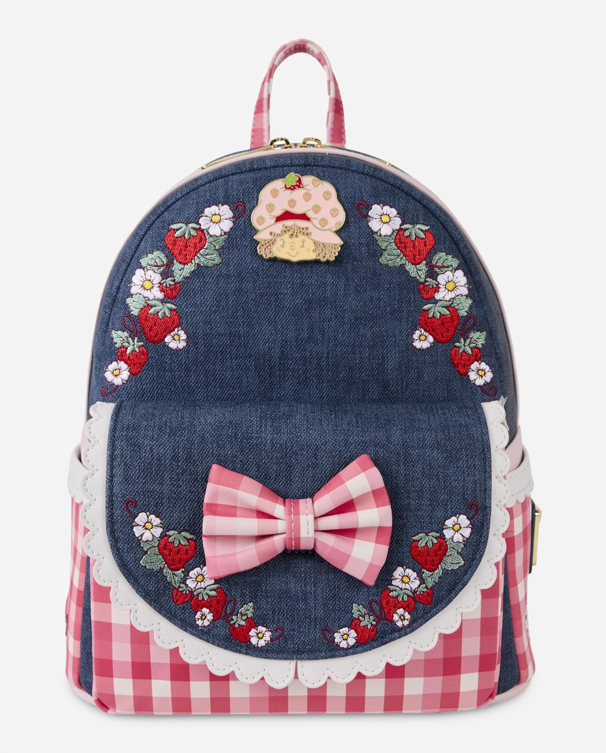denim mini backpack Loungefly Strawberry Shortcake Faux : Clothing, Shoes & Jewelry PDF Crochet Pattern - Small but mighty Shoes Compartment Colours:Back Girl