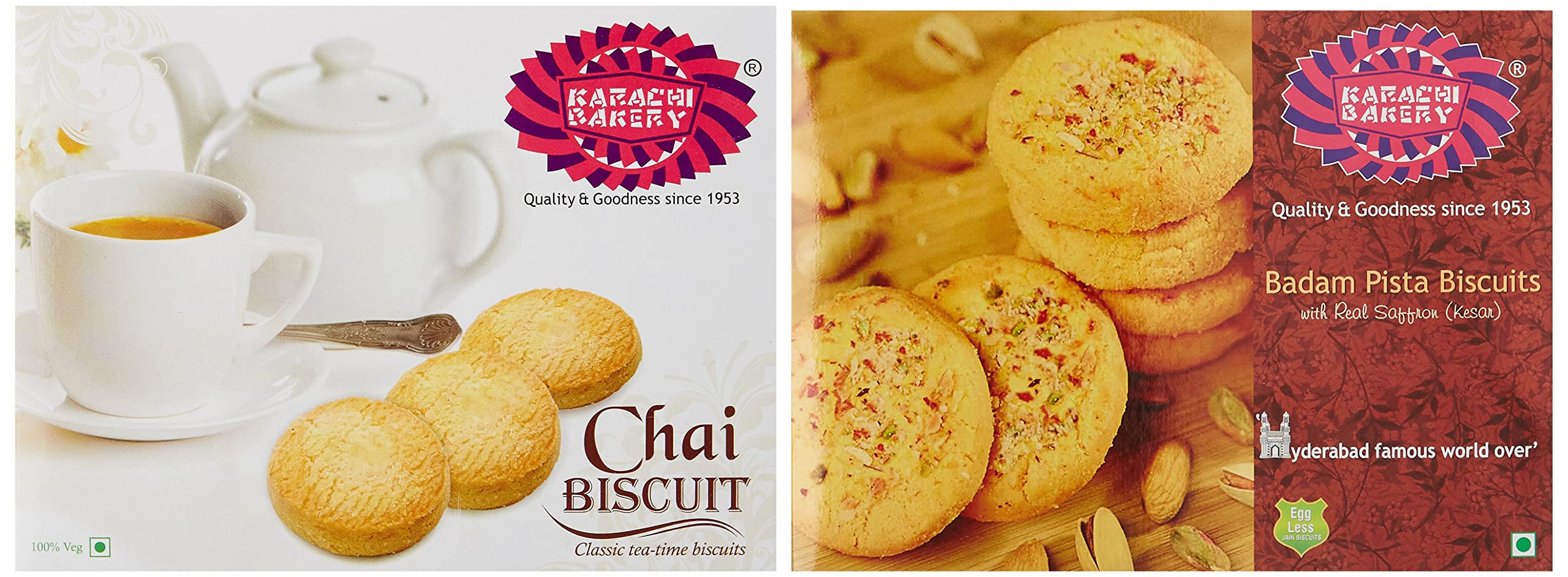 See full amazon price history chart for Karachi Bakery Chai Biscuit, 400g & Karachi Bakery Badam Pista Biscuits, 400g Karachi Bakery Chai Biscuit, 400g & Karachi Bakery Badam Pista Biscuits, 400g (B09F36NMDX) Amazon Price History, Amazon Price Tracker