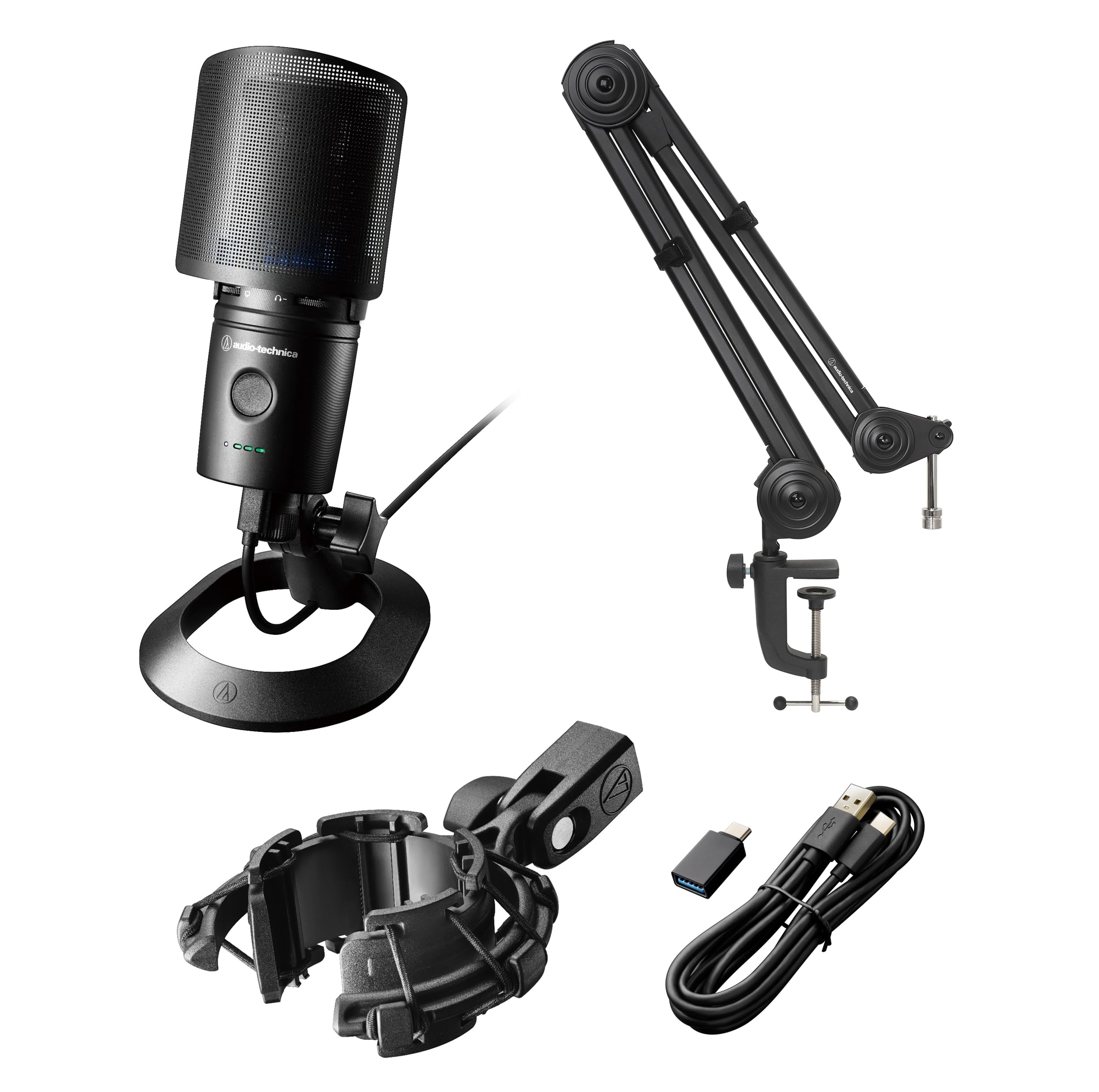 ▽audio-technica コンデンサーマイク マイクアーム セット Amazon.co 