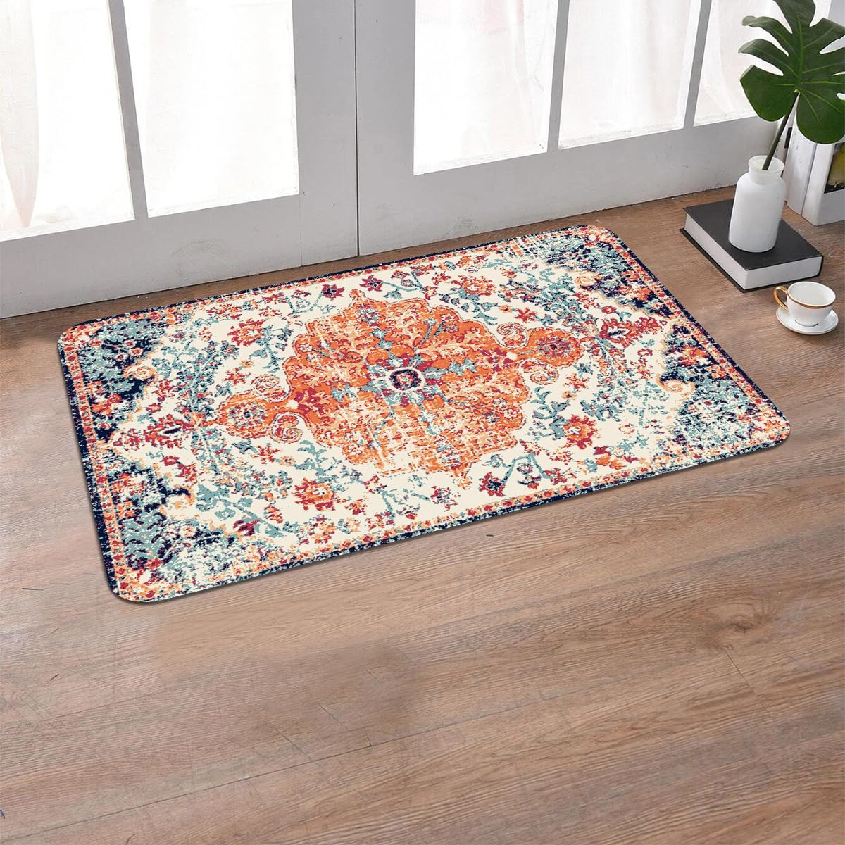 AquaFalcon Doormat, Outdoor Indoor Welcome mat, Durable Non-Slip Easy to Clean Front Doormat, Entrance Rectangular Doormat, for high Traffic Areas (50 * 80cm)