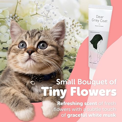 Miniatura 4 de Dear Grey Coat Crema de manos - Crema de manos de manteca de karité para mujeres y hombres  Loción de manos no grasa para amantes de los gatos