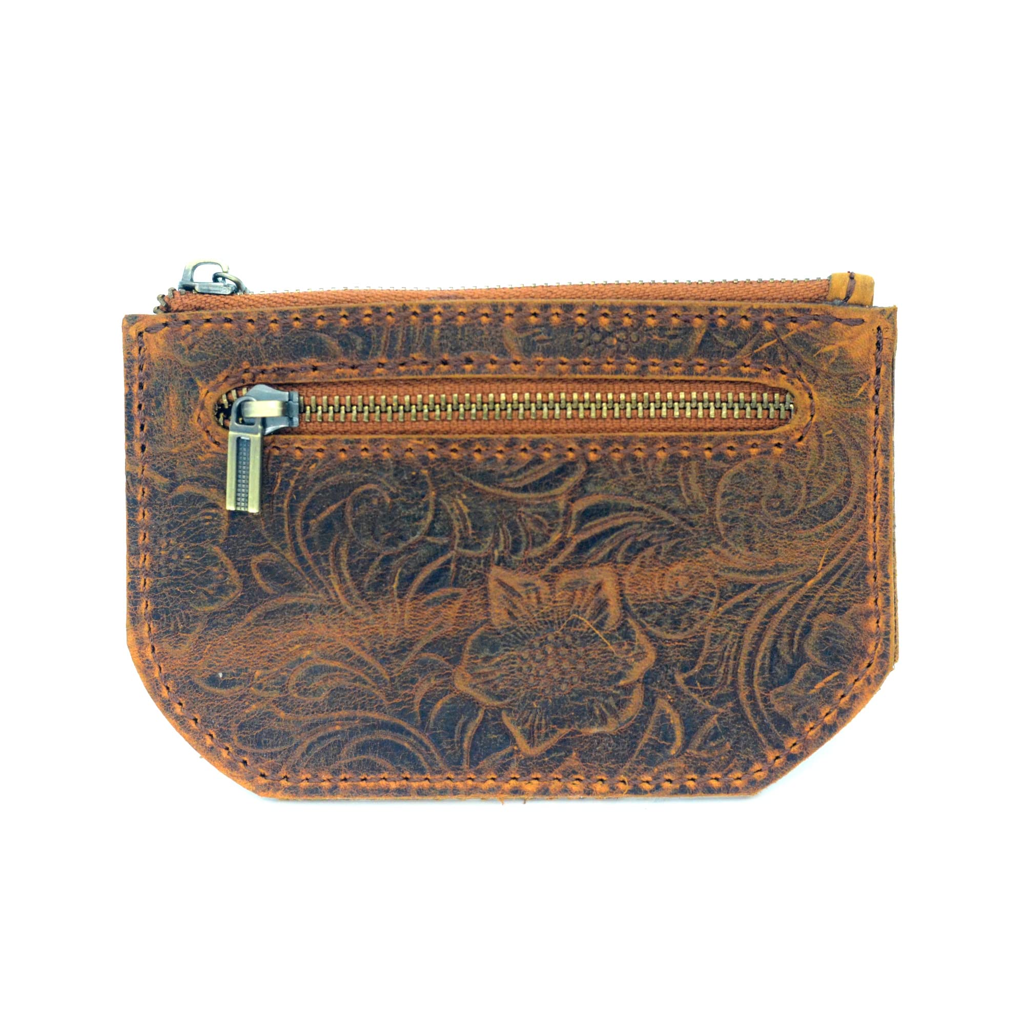 JJNUSAGenuine Leather Zipper Coin Purse for Men, Credit Card Case Holder,  Mens Tray Purses Coin Purse Cash Change Wallet Car Case Holder Money Pouch