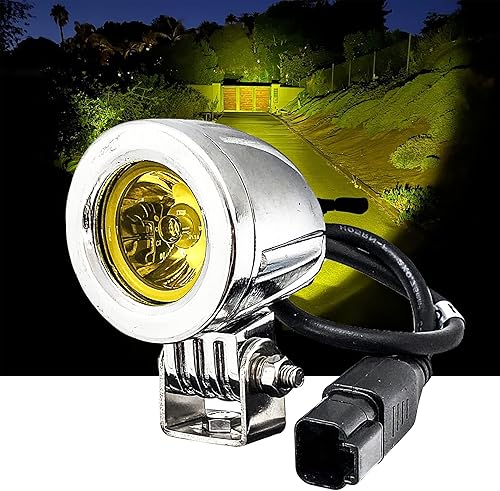 Miniatura 6 de Cromado 20 W LED ámbar niebla mini luces de rastro Spot Beam para motocicleta todoterreno camión ATV UTV RV 12V