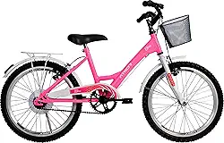 Bicicleta Infantil Feminina Athor Bliss Aro 16 Com Cestinha