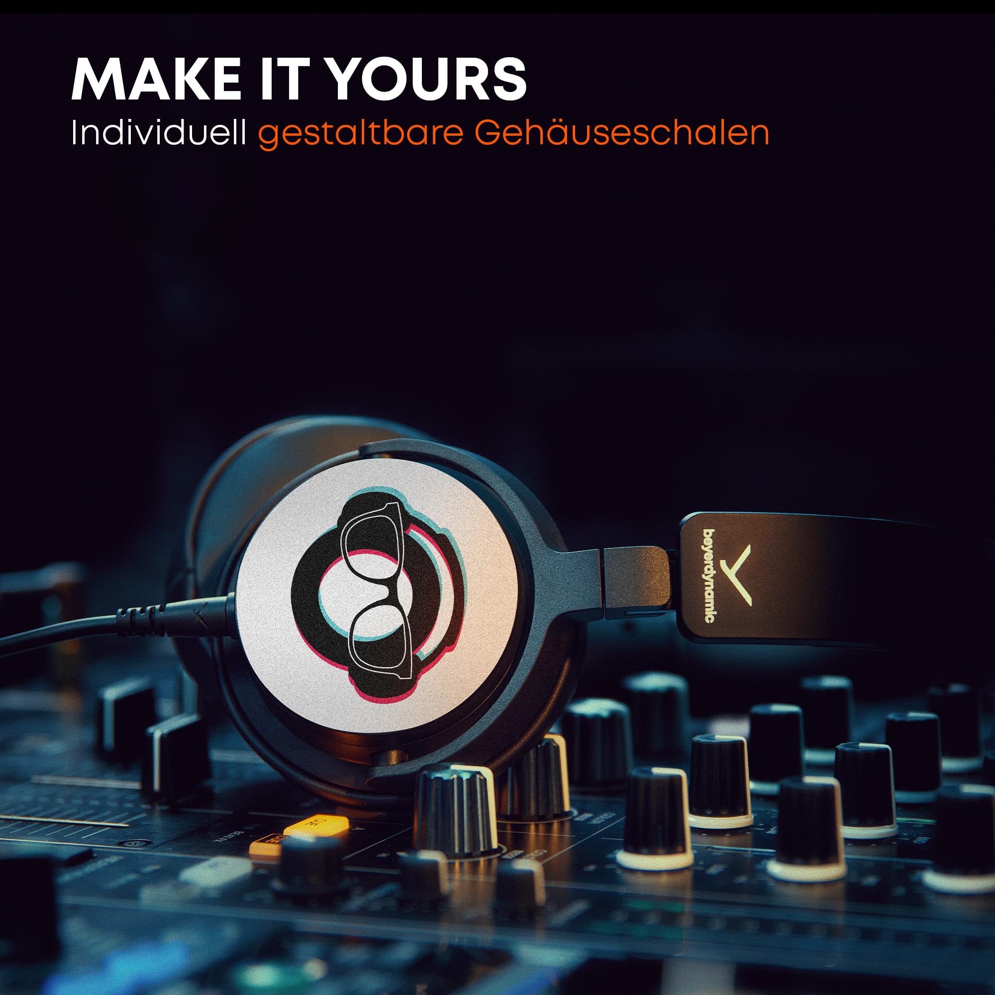 beyerdynamic DJ 300 PRO X Professioneller 2-in-1 DJ-Kopfhörer On-/Over-Ear-Wechsel als Flexibles Style- und Nutzungsfeature für Professionelle DJs