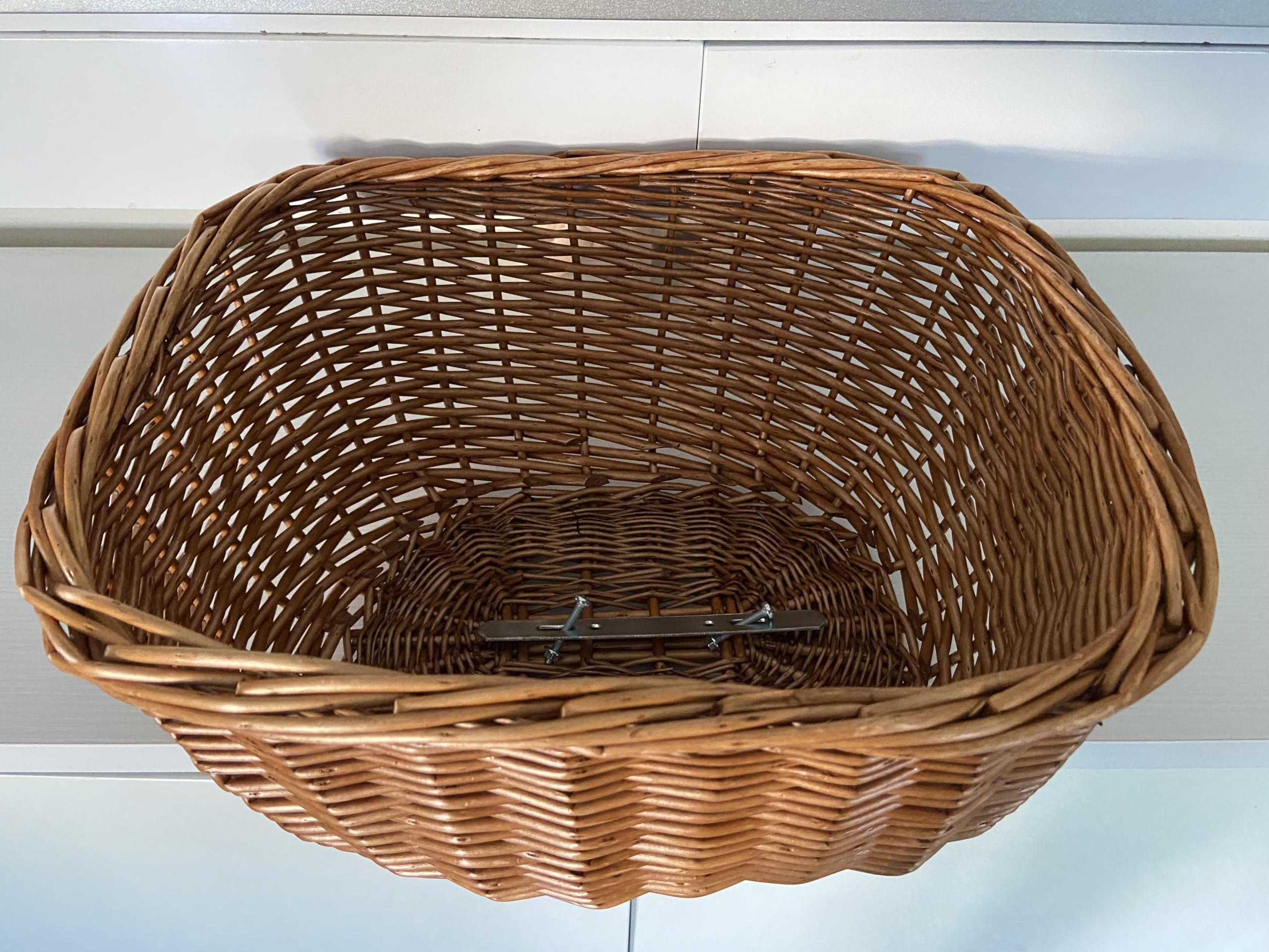 Cestino in Vimini Bicicletta 40X34X20 CM Anteriore O Posteriore Molto CAPIENTE E Resistente