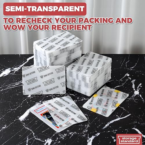 Miniatura 7 de Protectores de tarjetas intercambiables, suministros de envío, paquete de 110 fundas de tarjetas graduadas de 4 x 6 pulgadas para insertos de
