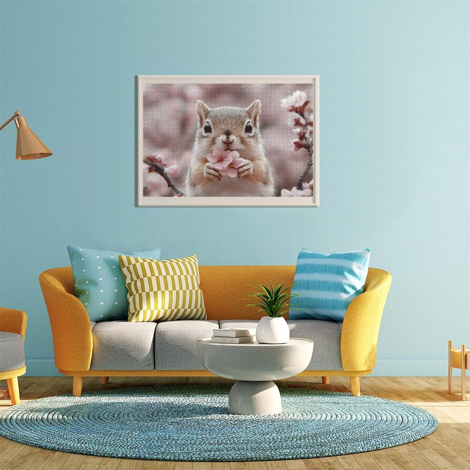Puzzle Erwachsene 2000 Teile Eichhörnchen Blume Educa Jigsaw für Kinder ab 8 Jahren Mädchen Jungen, Erwachsene Impossible Klassische Puzzles Schwer, Anspruchsvoll Spielspaß, Geschenke 70x99cm t-932