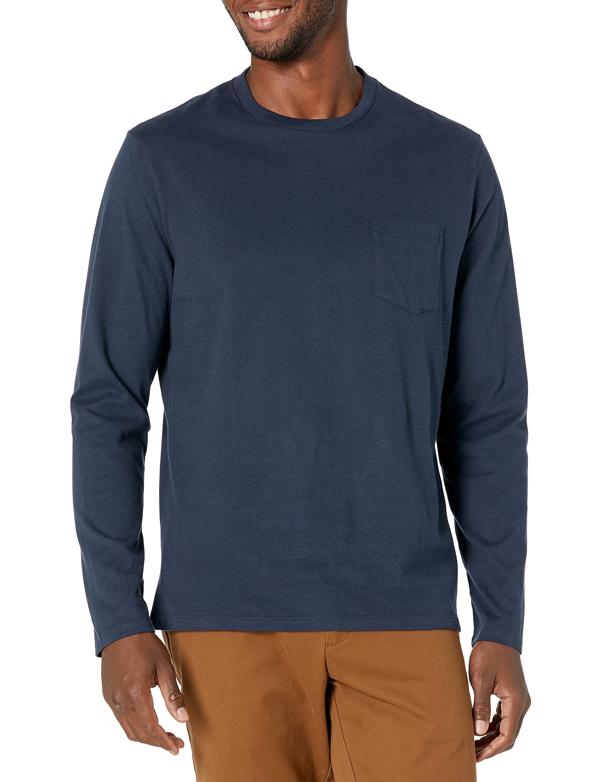 Amazon Essentials T-Shirt a Maniche Lunghe Slim Uomo