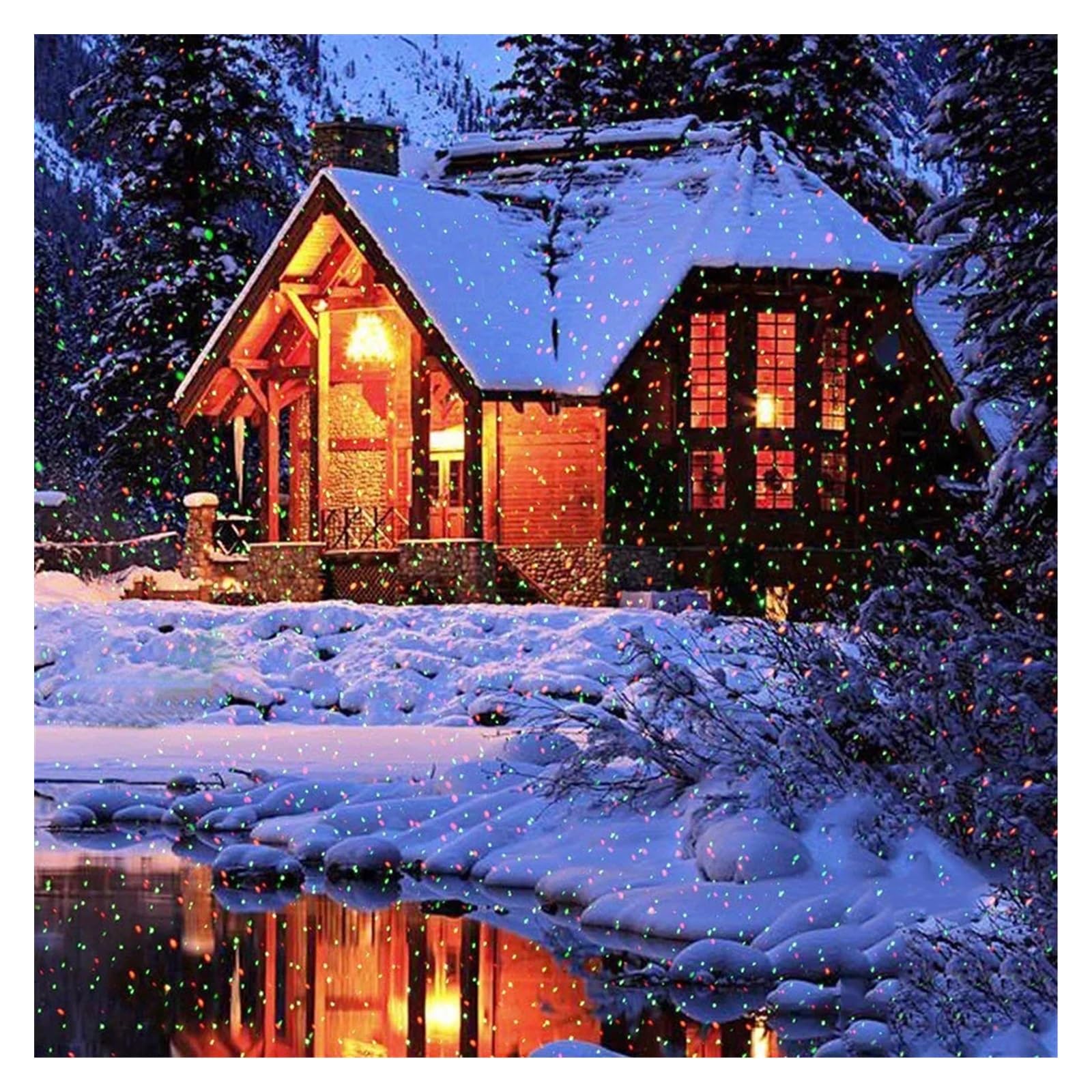 Weihnachten Projektor Licht LED Landschaft Scheinwerfer Rot Und Grün Stern Zeigen Projektor Lampe for Halloween Wand Weihnachten Urlaub