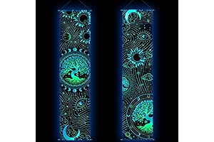 Tiamon 2 Pack Trippy Tapestry Black Light Poster