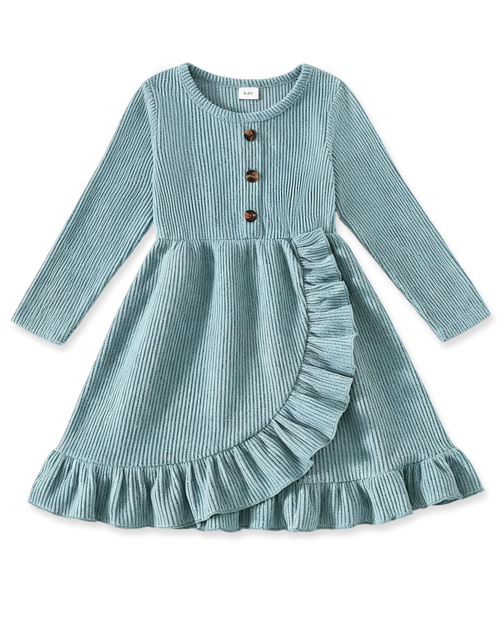 Toddler Girl Dresses 18Months-6Years Casual Fall Winter Knit Outfits