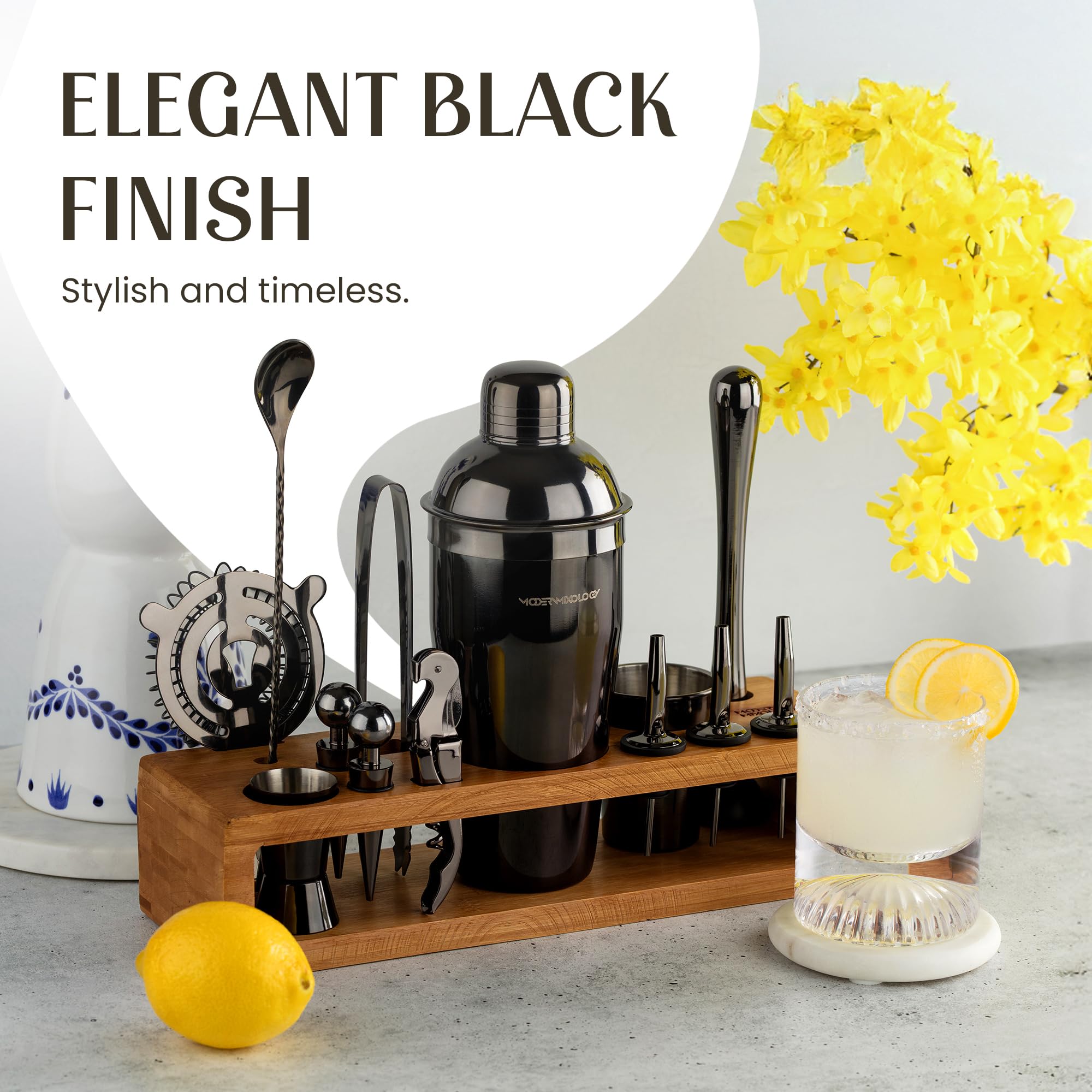 Amazon.com: Mixology & Craft Boston Shaker Set with Weighted 