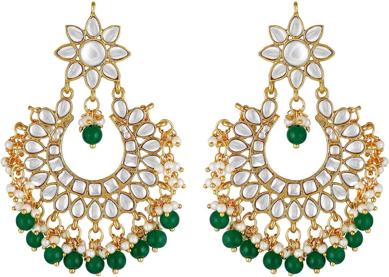 Aheli Wedding Designer Faux Kundan Studded Choker Necklace with Maang Tikka Set Indian Ethnic Bharatanatyam jewellery set Gift for Women - Image 8