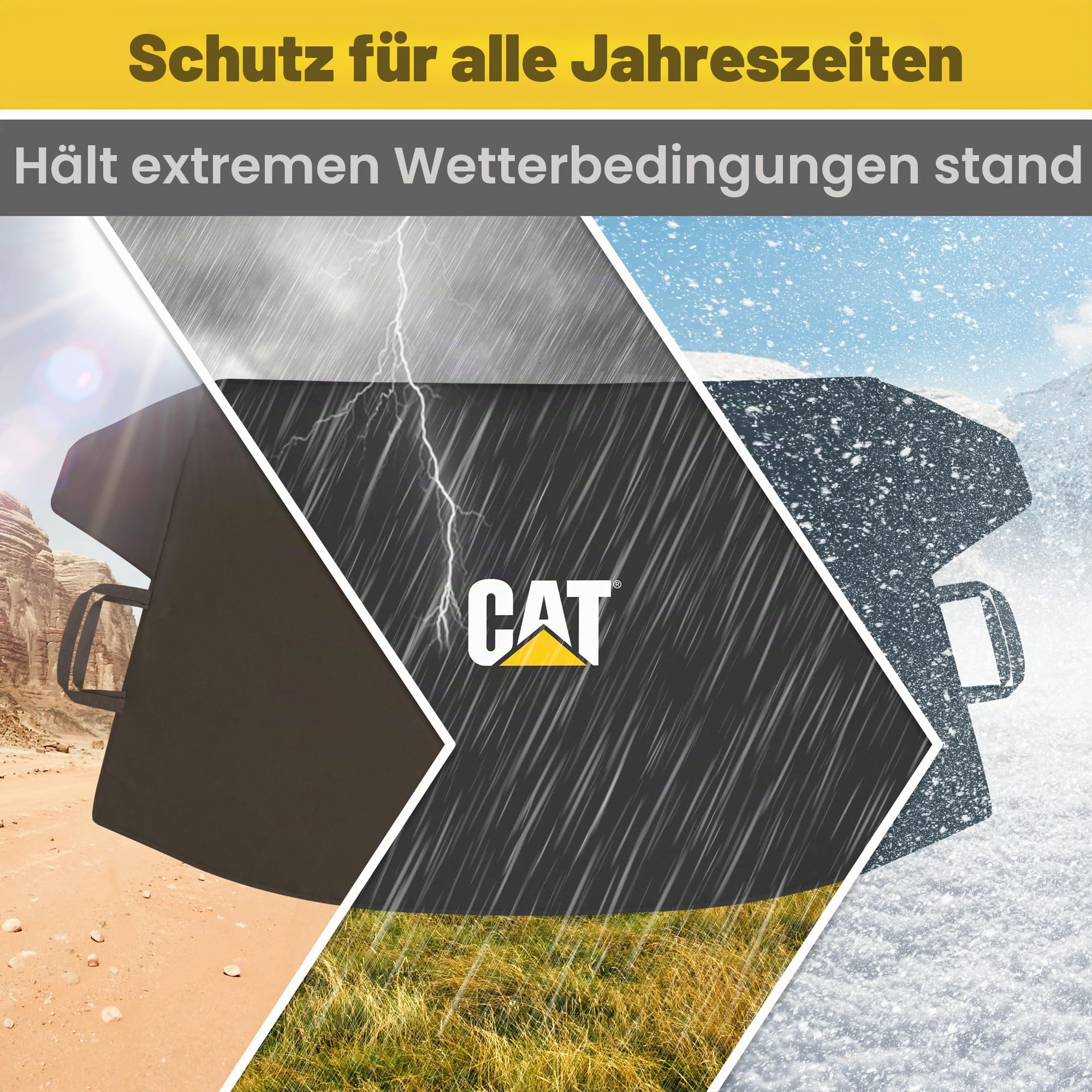 CAT Frostschutz Frostschutz Auto Windschutzscheibenabdeckung Wetterfest Winterfest inkl. Magnetschutz Diebstahlschutz Frostschutz Auto Coup Limousine
