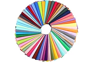 60-Piece Solid Cotton Quilting Squares for Endless Crafting Possibilities