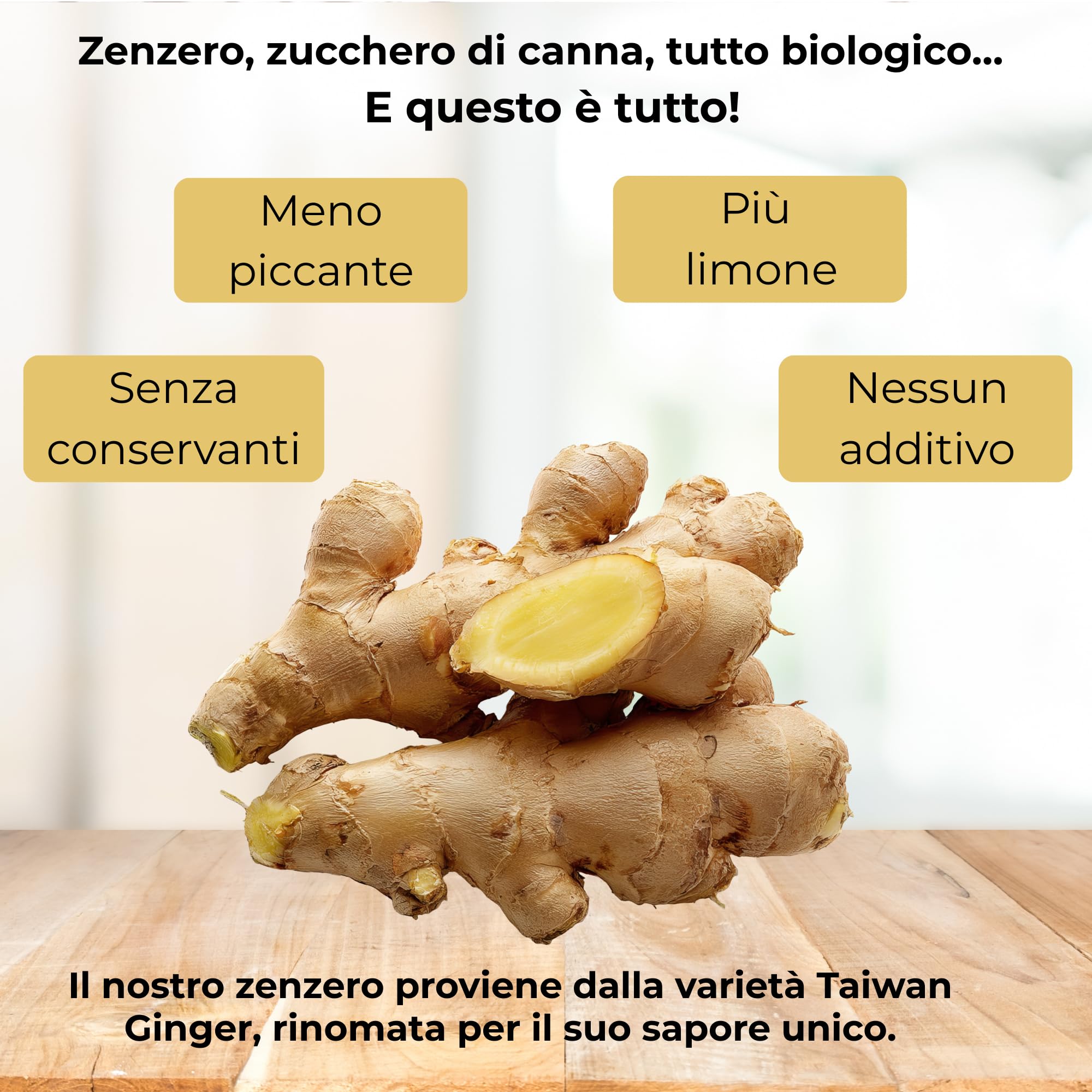 MA bio-épicerie - Zenzero Candito Bio in Bastoncini 870 g - Zenzero Disidratato Sfuso Senza Conservanti - Confetteria Naturale per Degustazione