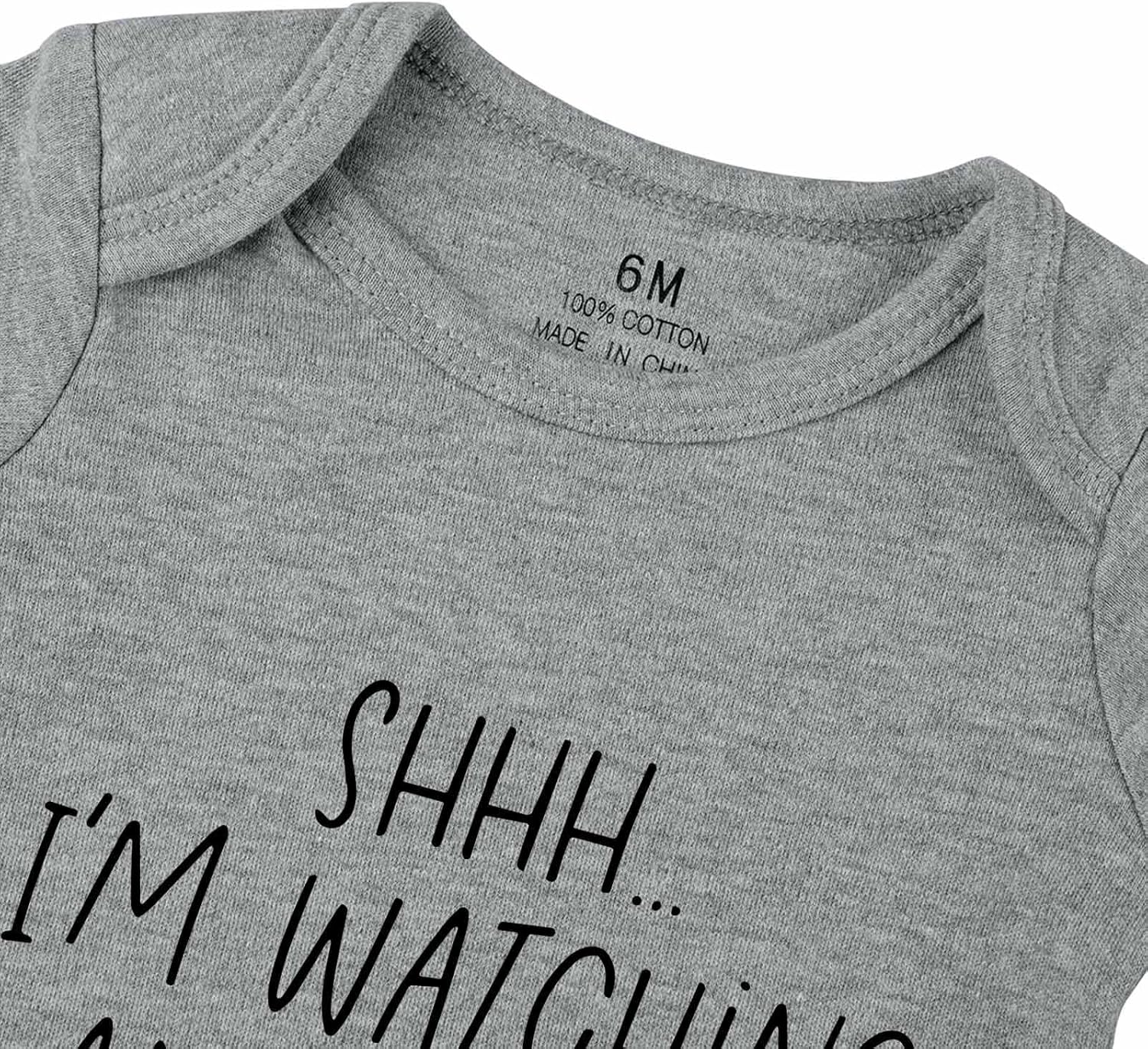 Shh I'm Watching Anime with Daddy Baby Bodysuit Funny Baby Bodysuit Unisex - Image 2