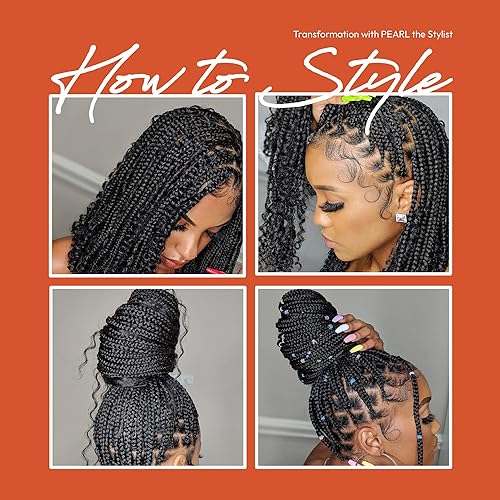 Miniatura 5 de Red by Kiss Gel de trenzado para trenzas de caja, cornrows, hidratante, acondicionador, añade alto brillo, enriquecido con aceite de ricino negro